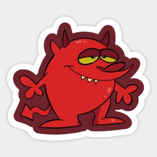 Fat Demon Sticker